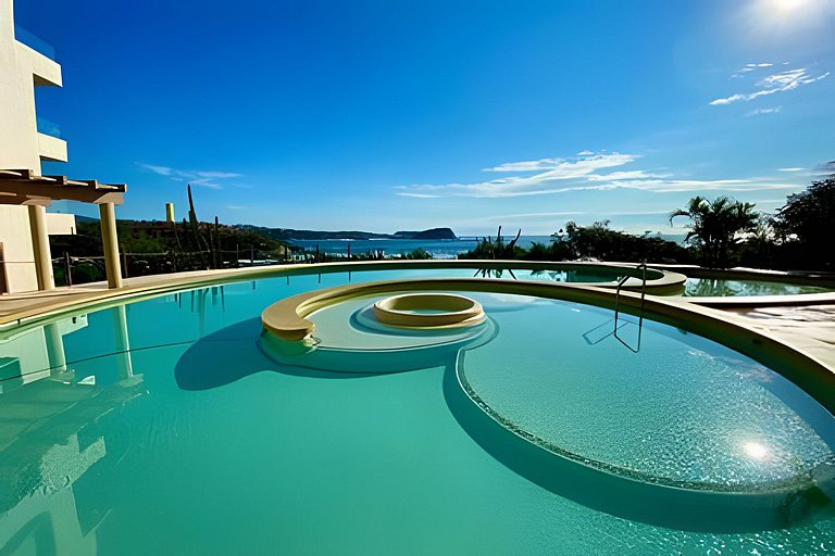 Condominio con vista al océano increíble.